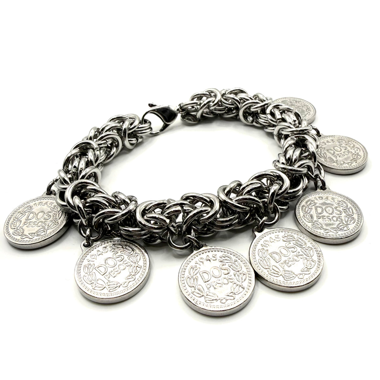 Bracciale Bizantina Big con Monete