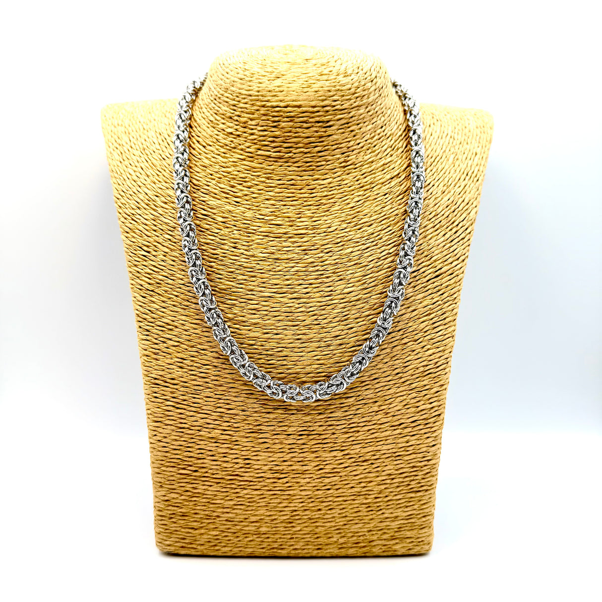 Collana Bizantina Acciaio Inossidabile