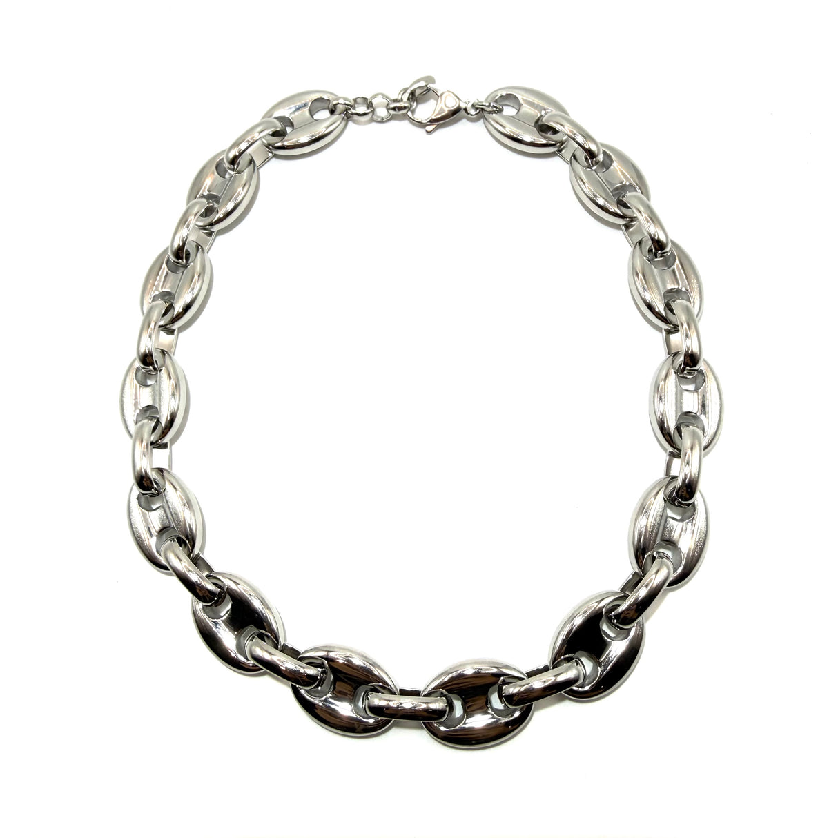 Collana Catena Marinara acciaio Big