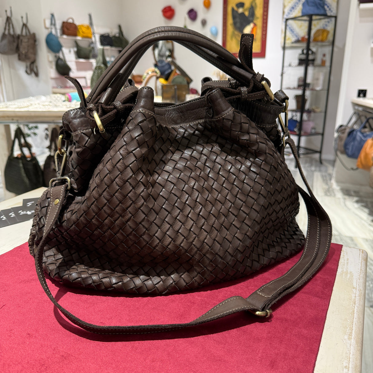 Borsa Intreccio Big Testa di Moro