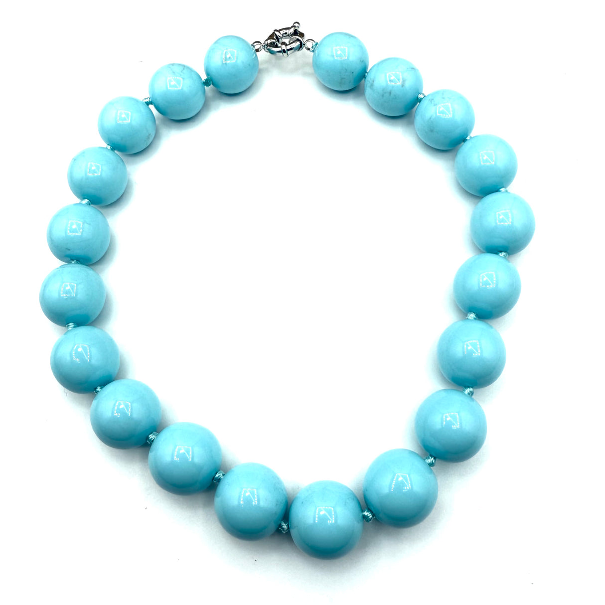 Collana sfere in Resina Turchese