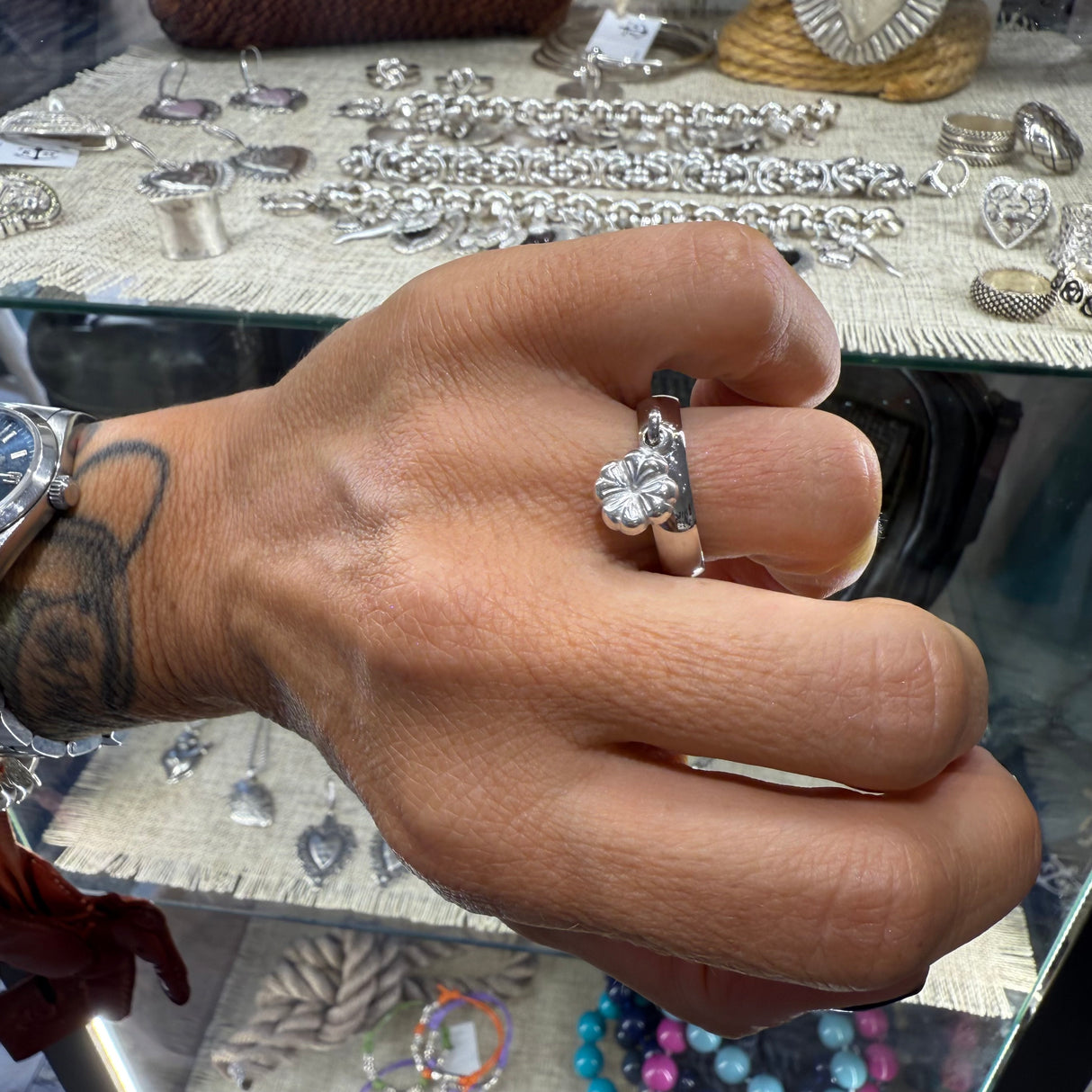 Fede Argento925 Lucky Quadrifoglio