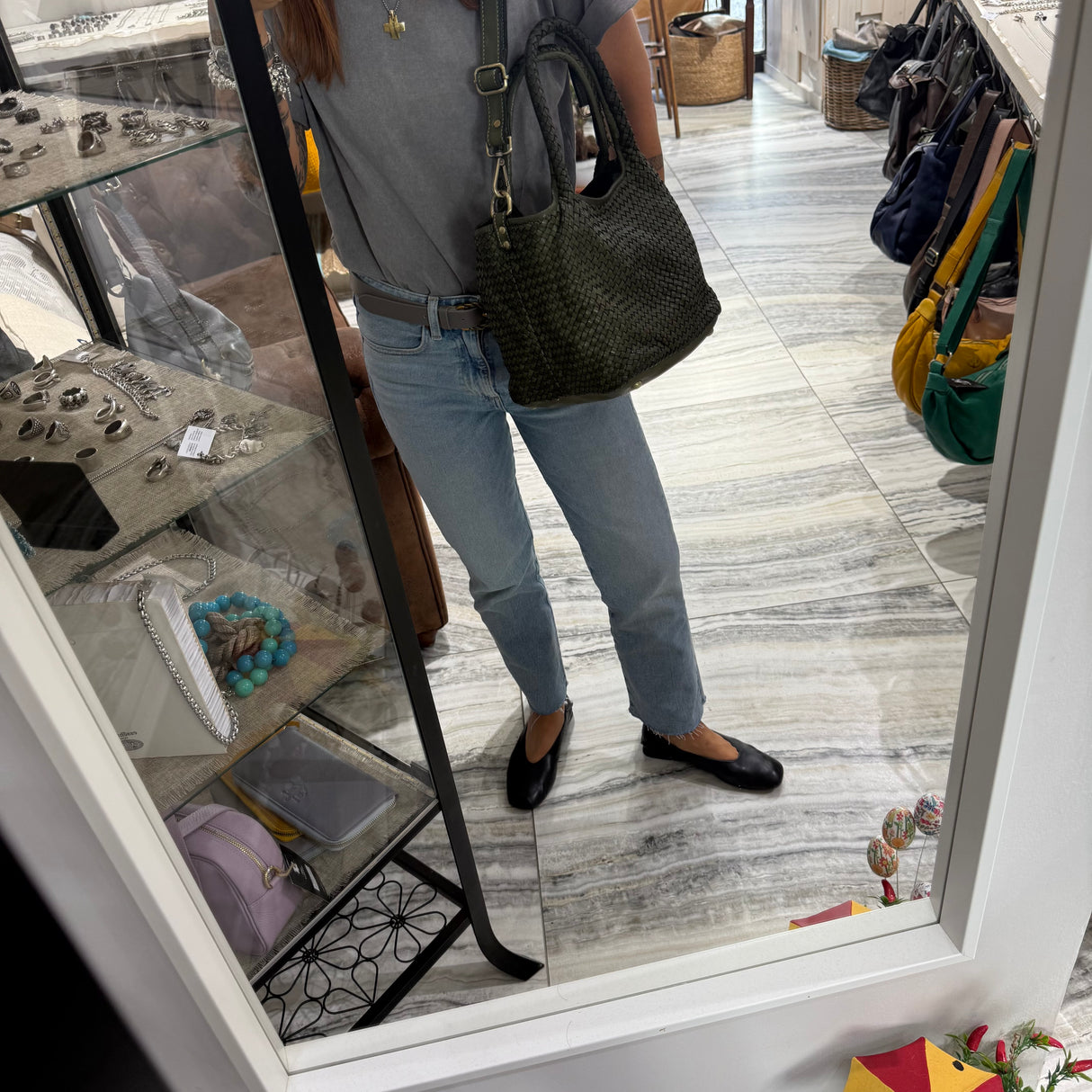 Borsa Hermione Verde Militare