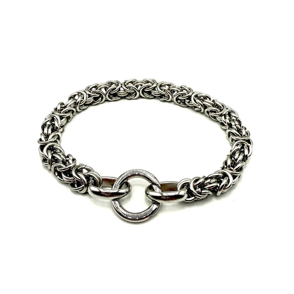 Bracciale Bizantina Media gancio ad anello