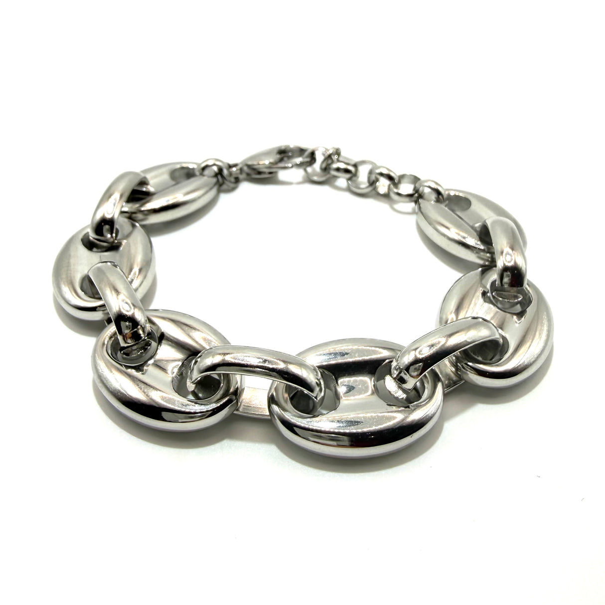 Bracciale Catena Marinara acciaio Big
