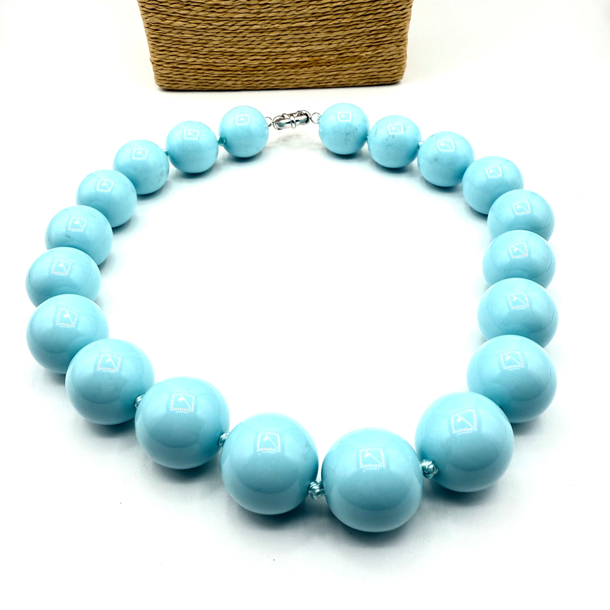 Collana sfere in Resina Turchese