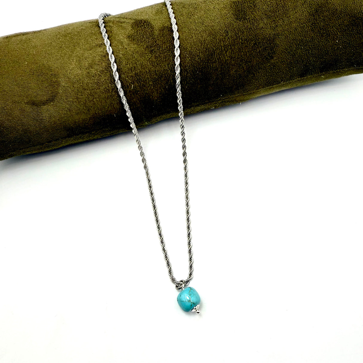 Collana Torcione Turchese