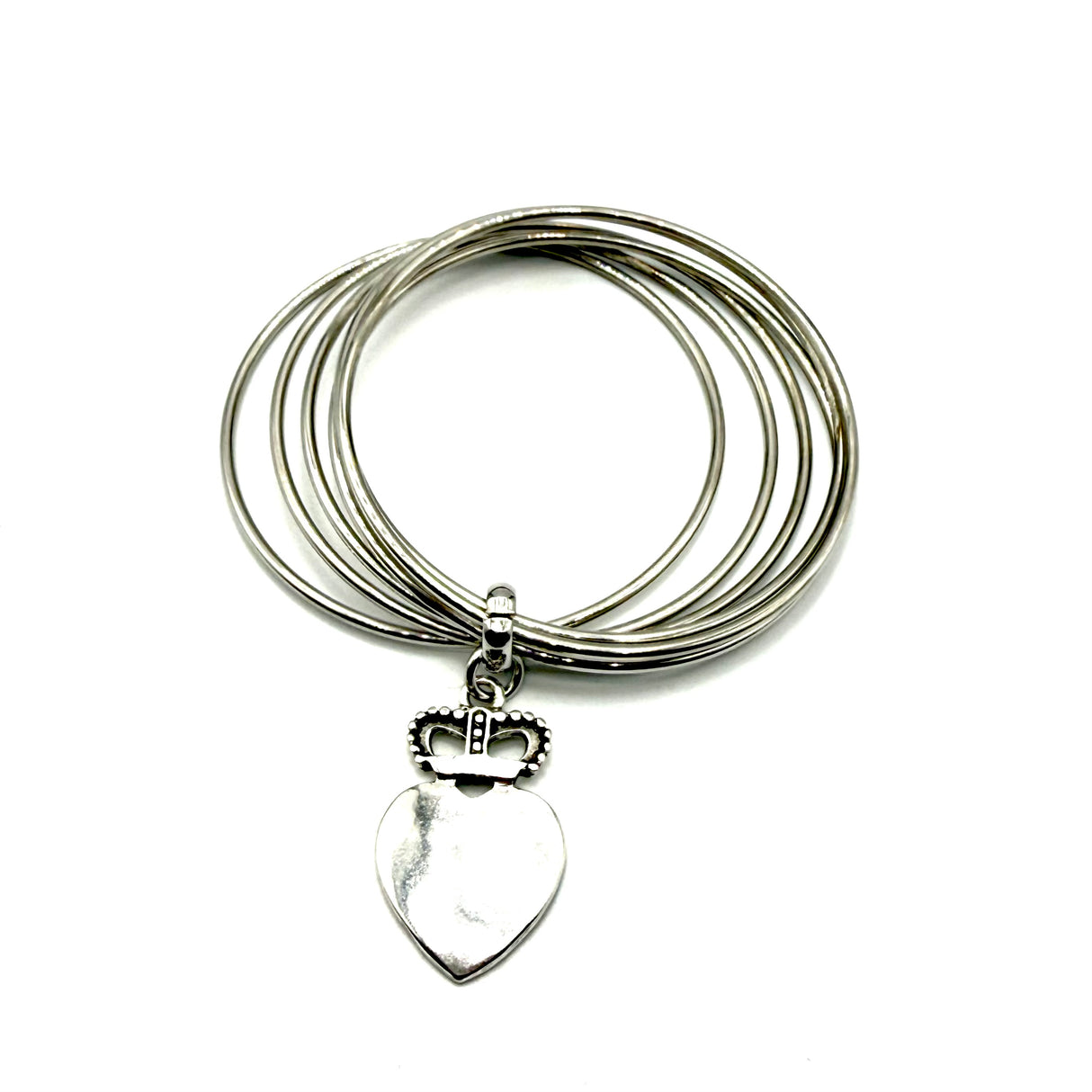 Bracciale rigido 6 fili con Cuore Sacro