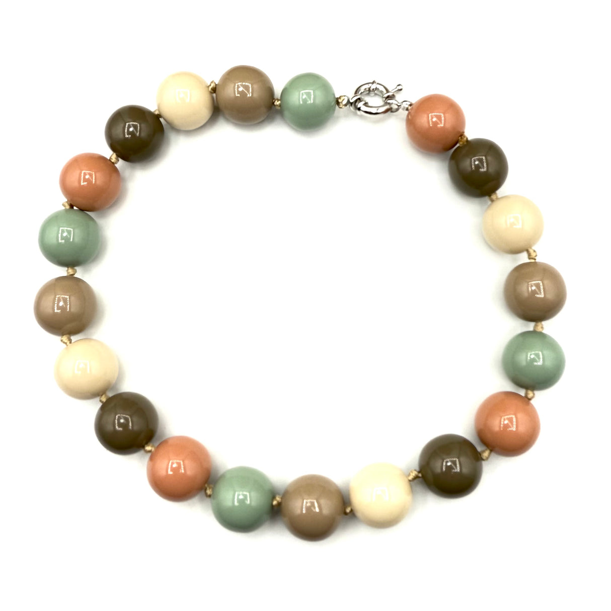 Collana sfere in Resina Multicolor 1