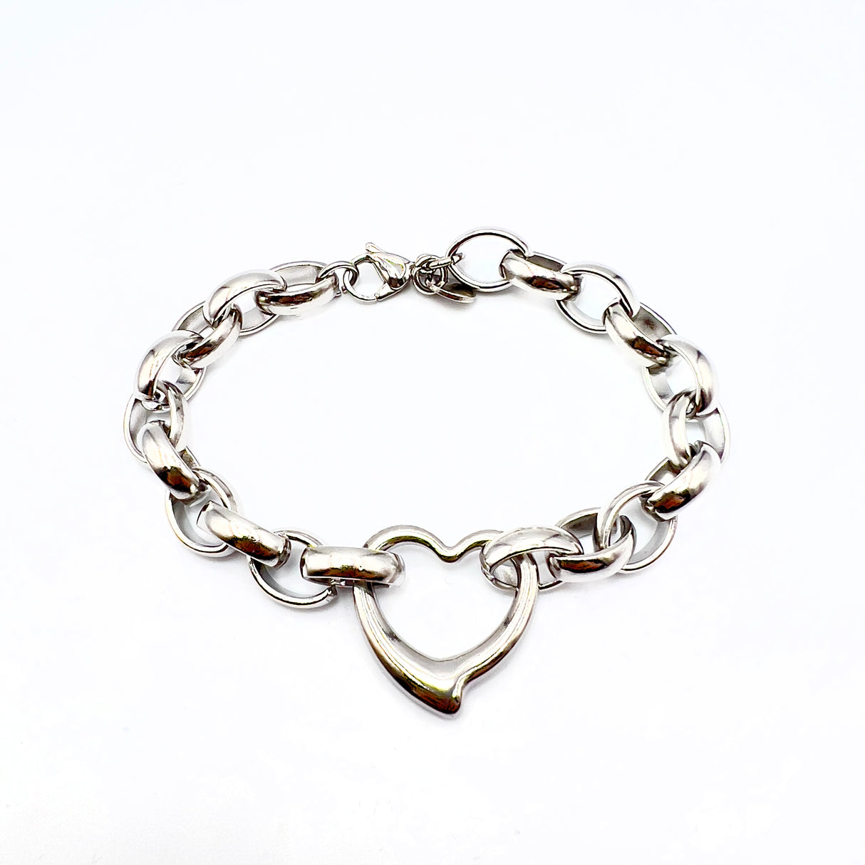 Bracciale Cuore Acciaio inossidabile