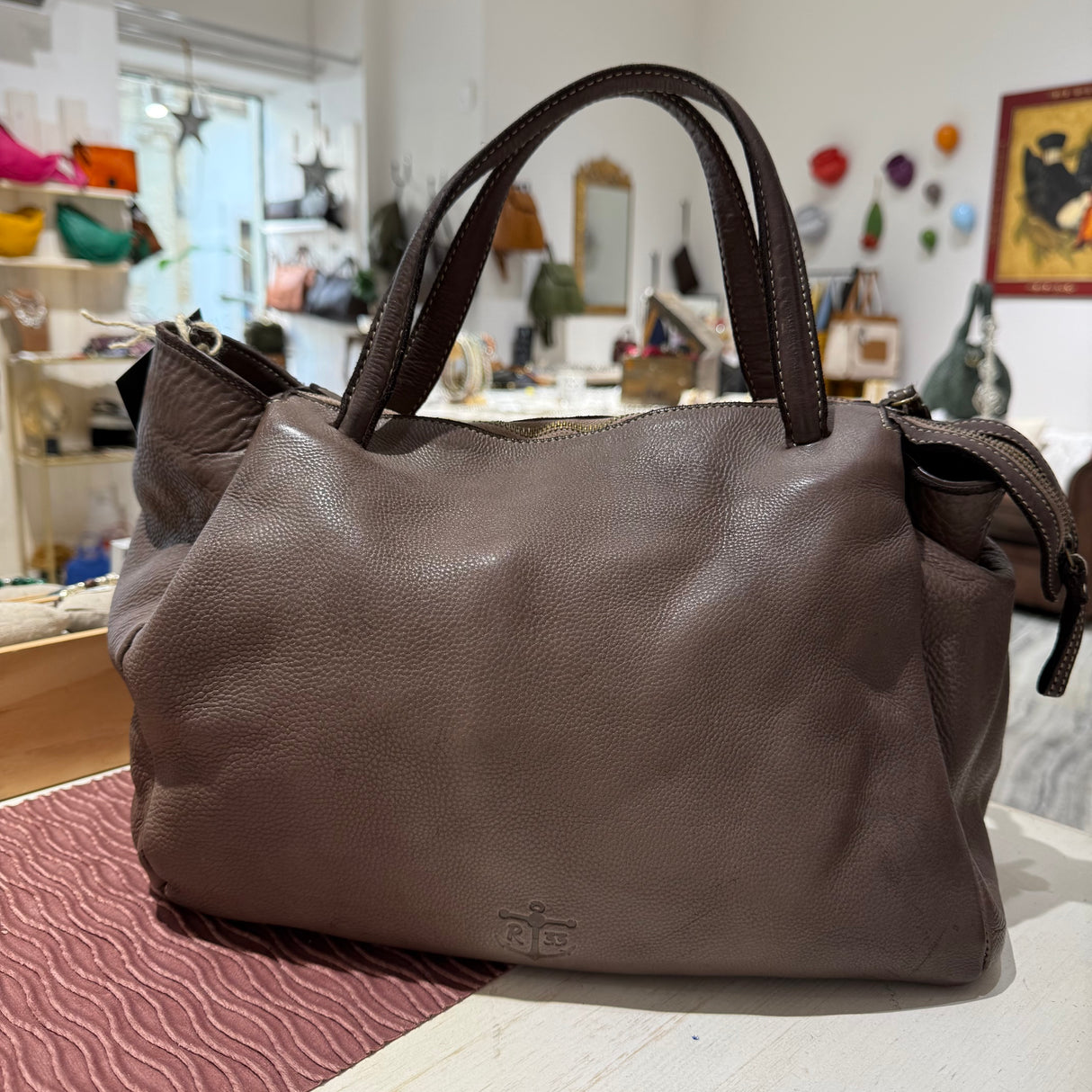 Borsa Shopper Ron Taupe