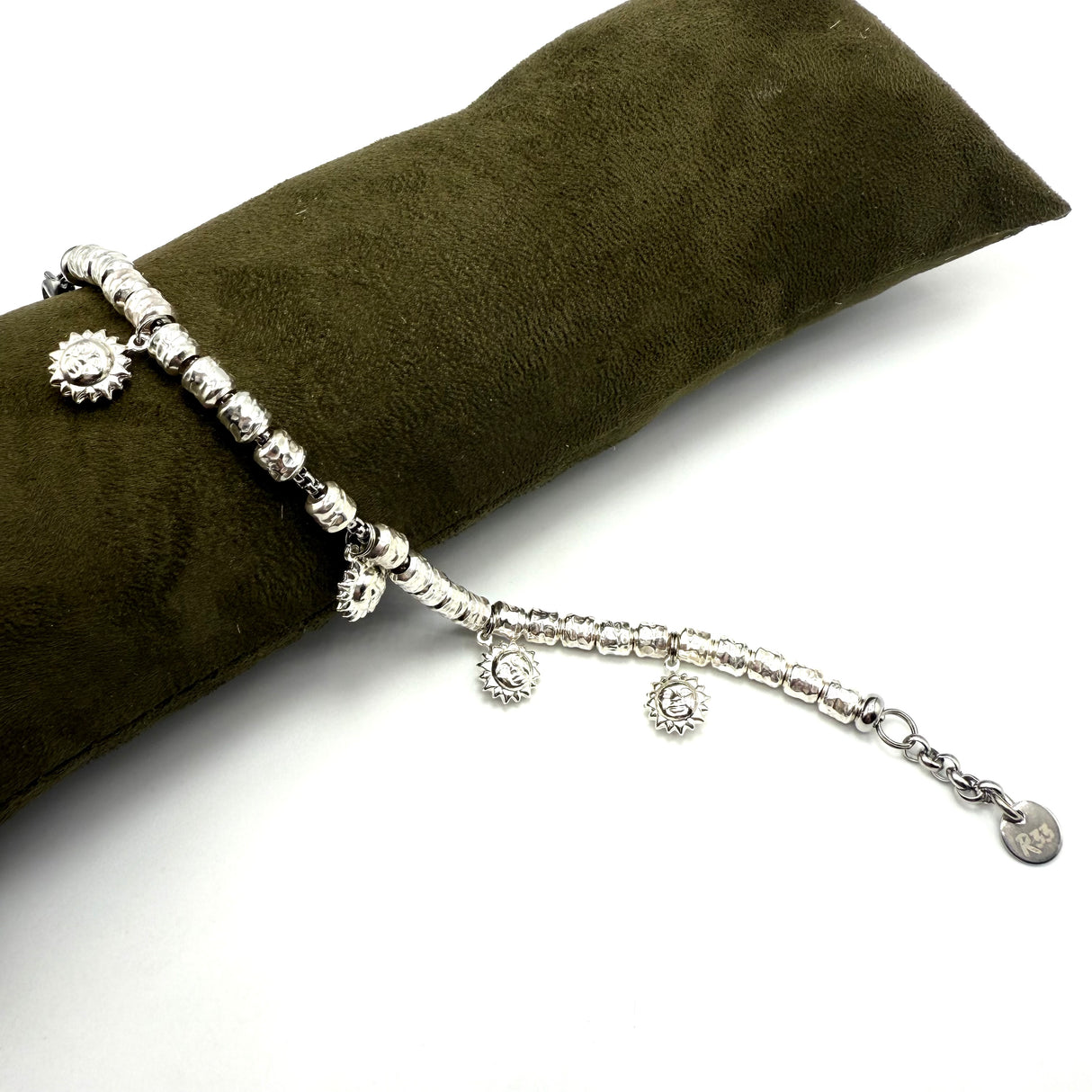 Bracciale pepite small e Sole Argento925