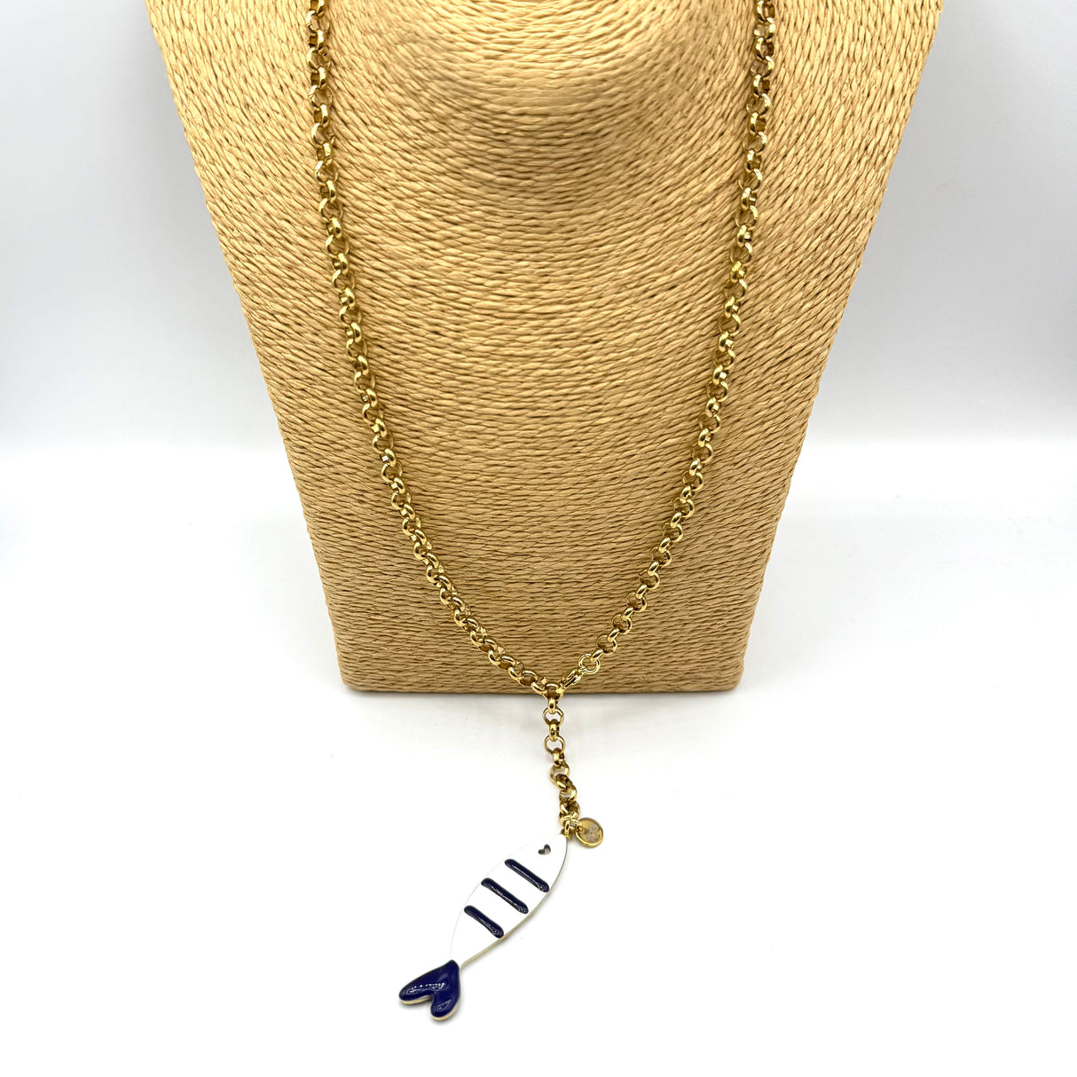 Collana Sardina Acciaio inossidabile