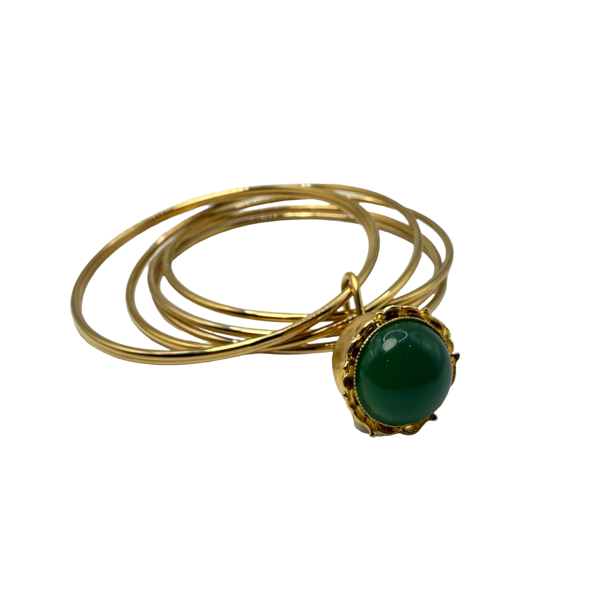 Bracciale 6 fili Lanterna Campana Verde