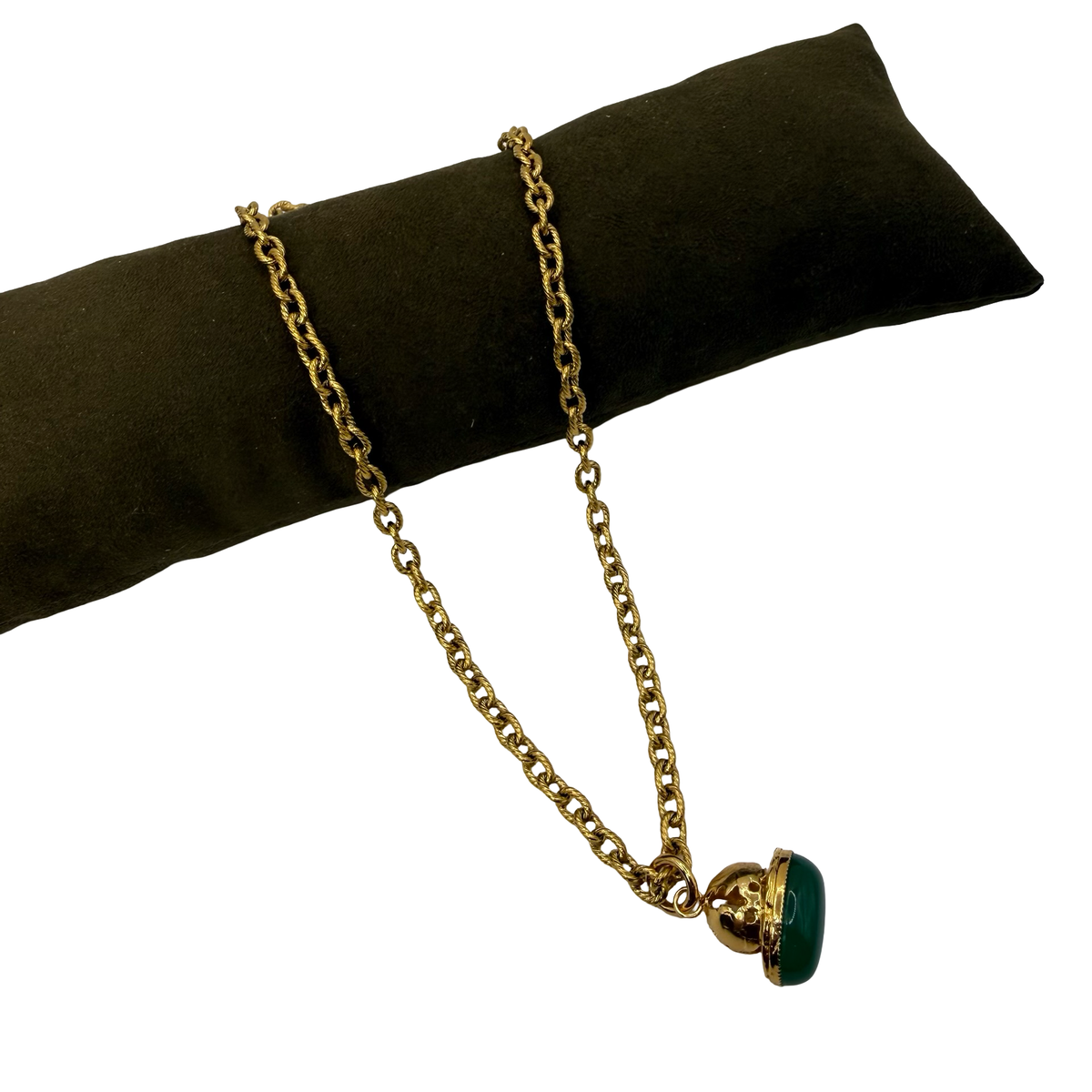 Collana Lanterna 10 Campana Small Giada Verde