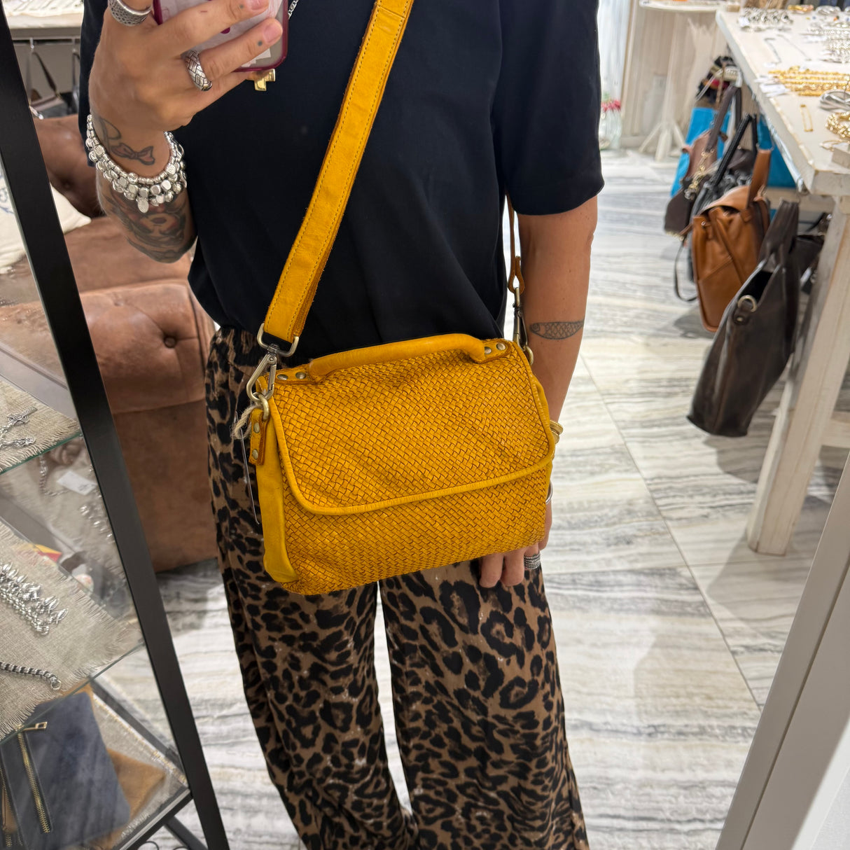 Borsa Pimma Big Senape