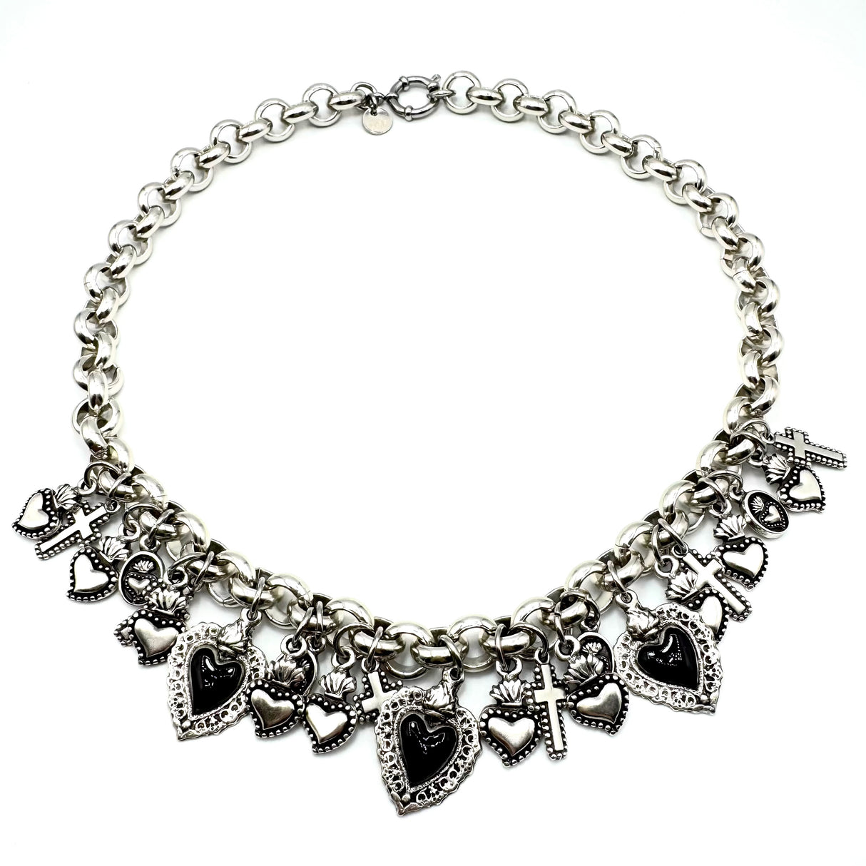 Collana Lucky Cuore Sacro Black