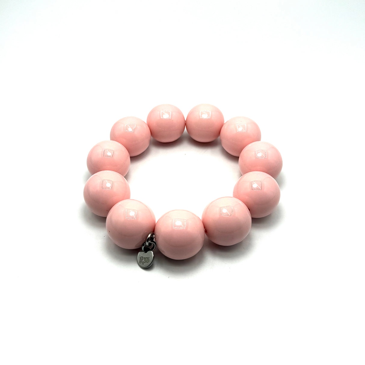 Bracciale sfere in Resina Pink Babol