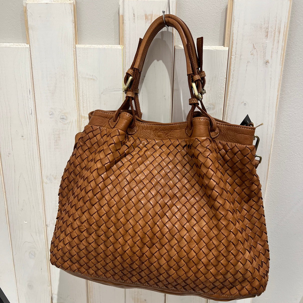 Borsa Intreccio Big Cuoio