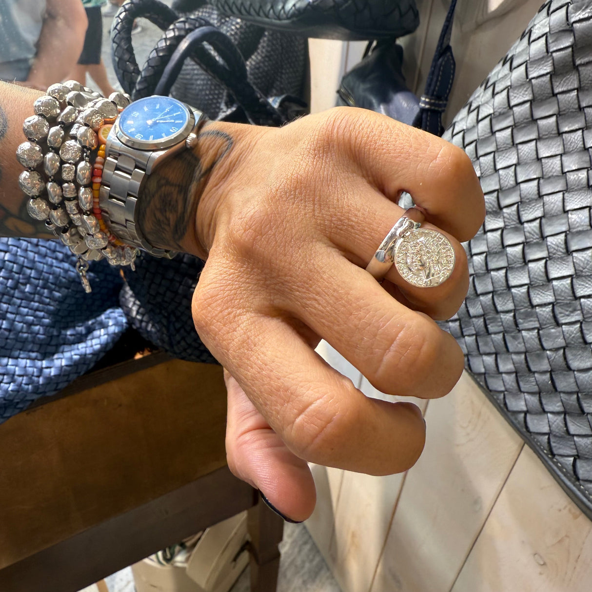 Fede Argento925 con Moneta Bizantina