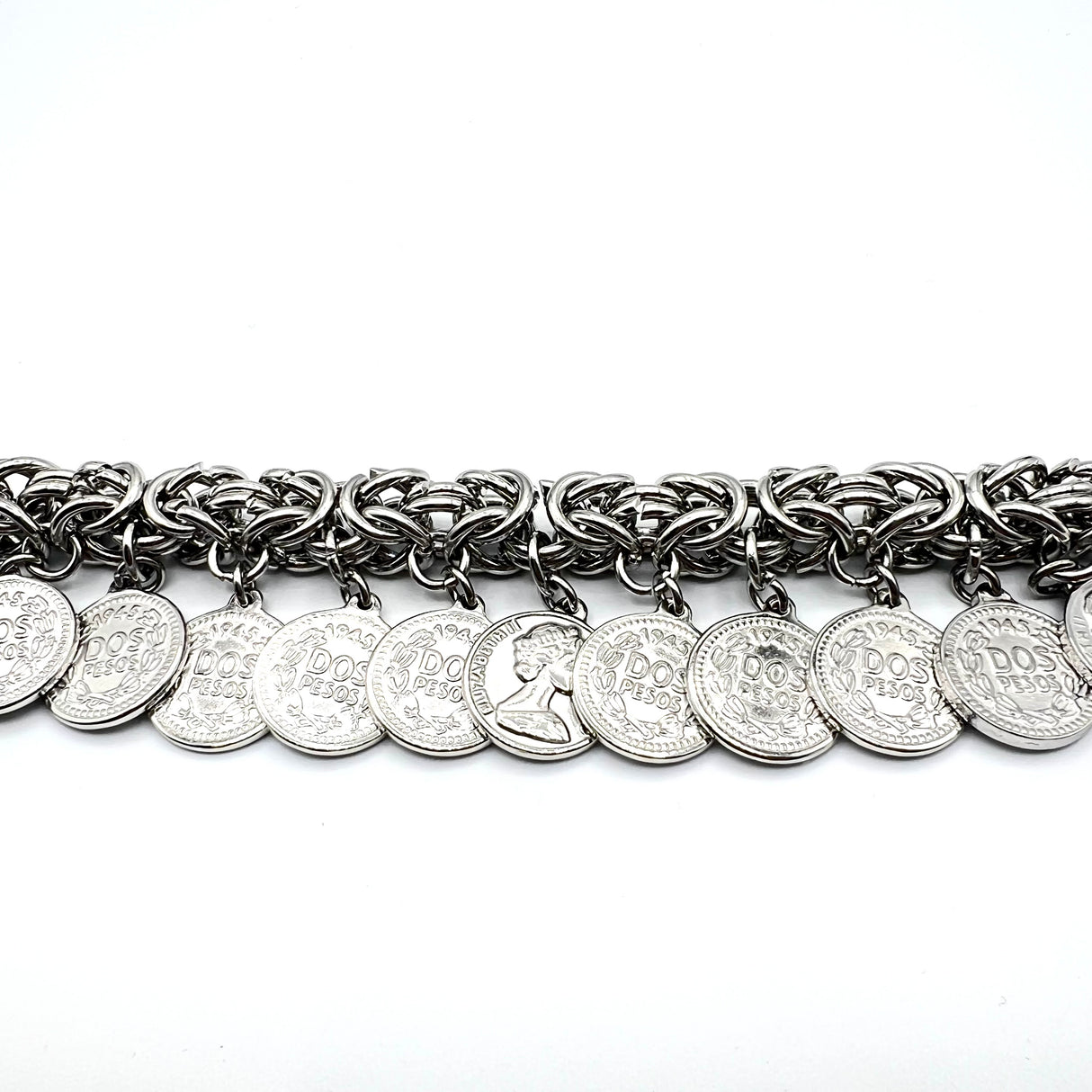 Bracciale Bizantina Big con Monete