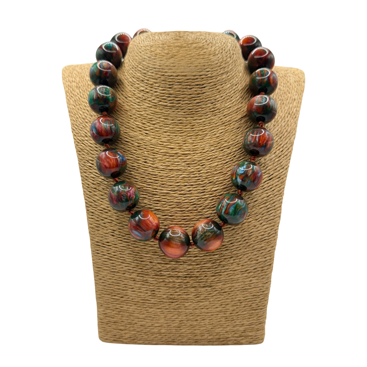 Collana sfere in Resina Multicolor Lunare