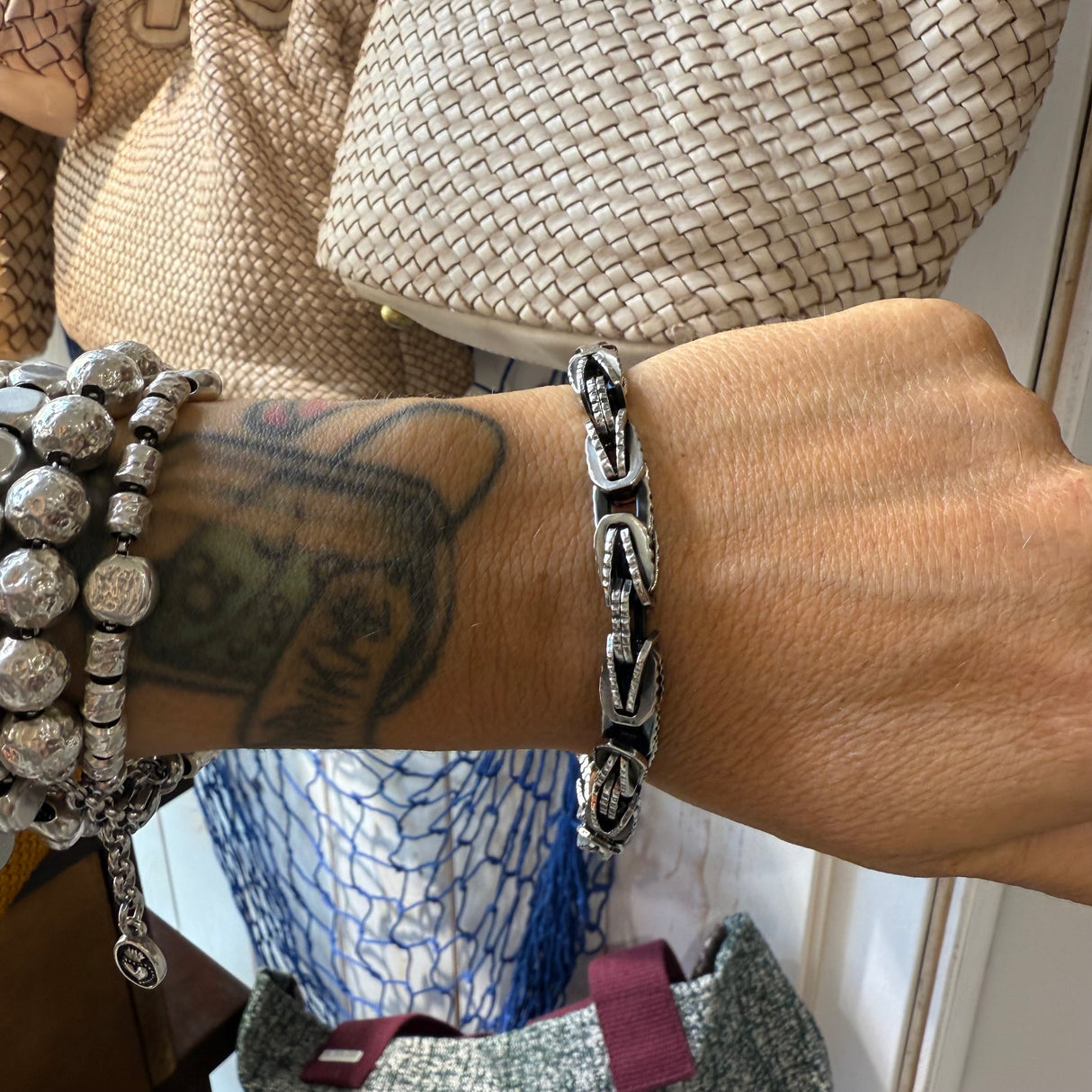 Bracciale Bizantina Squadrata BIG