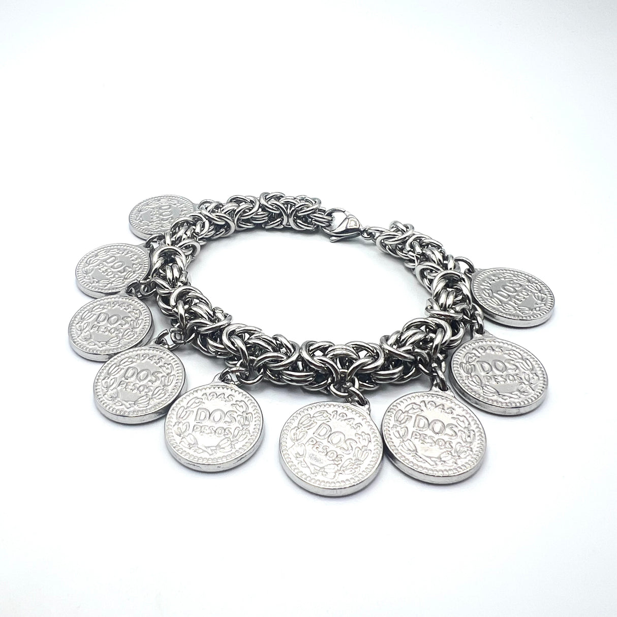 Bracciale Bizantina Media con Monete