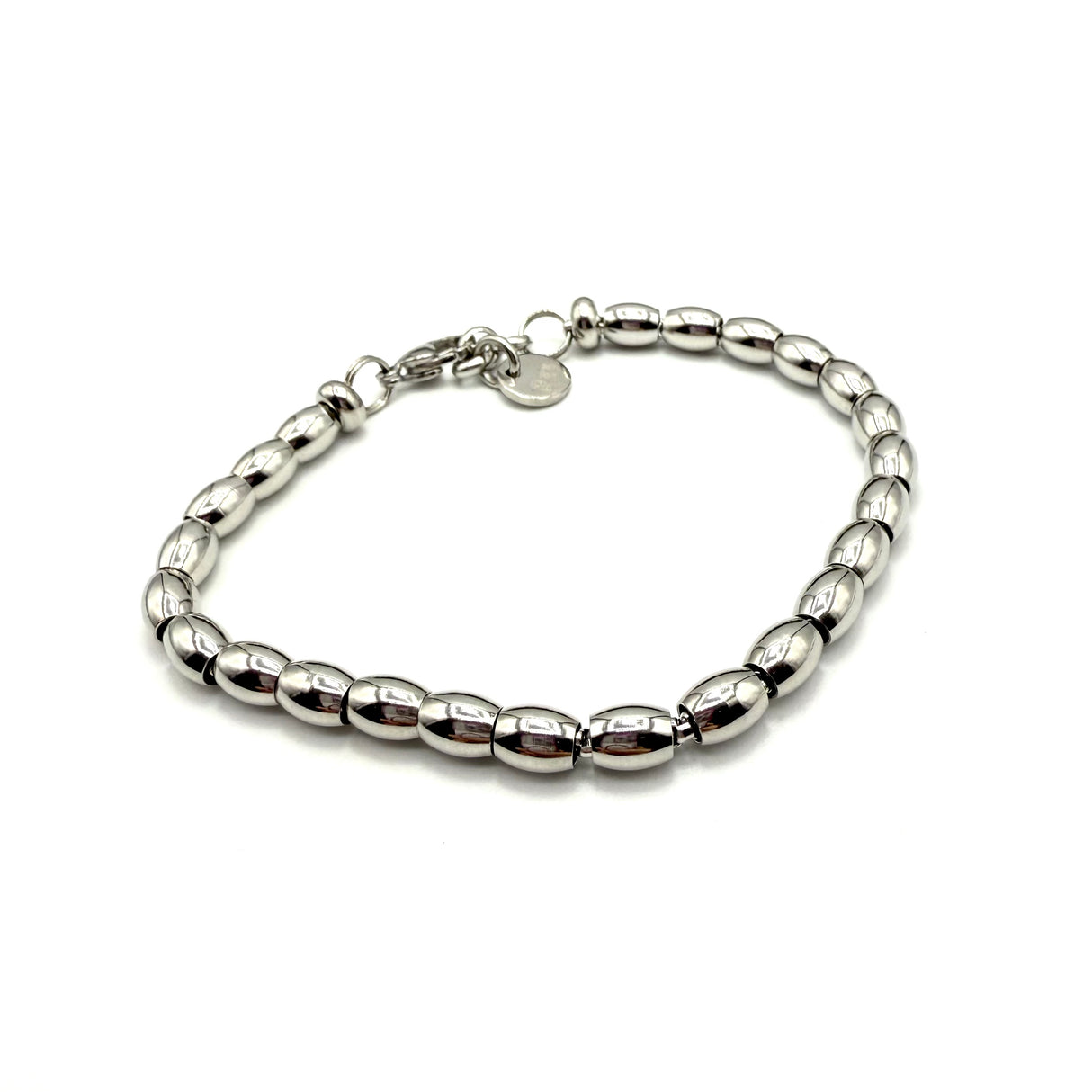 Bracciale semini in acciaio inossidabile