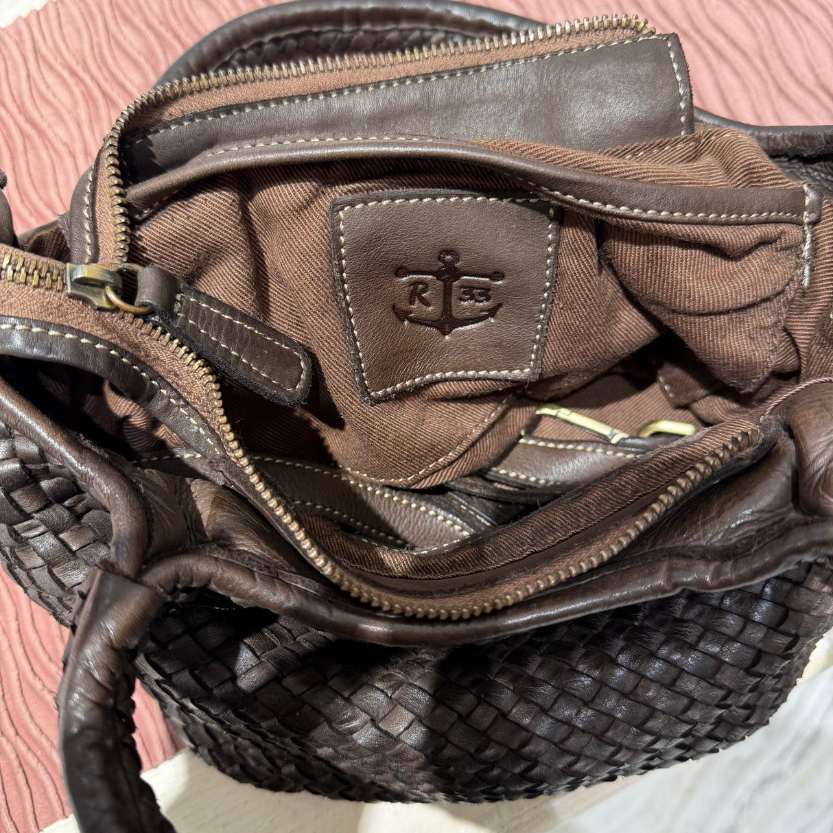 Borsa cestino Hermione small Testa di Moro