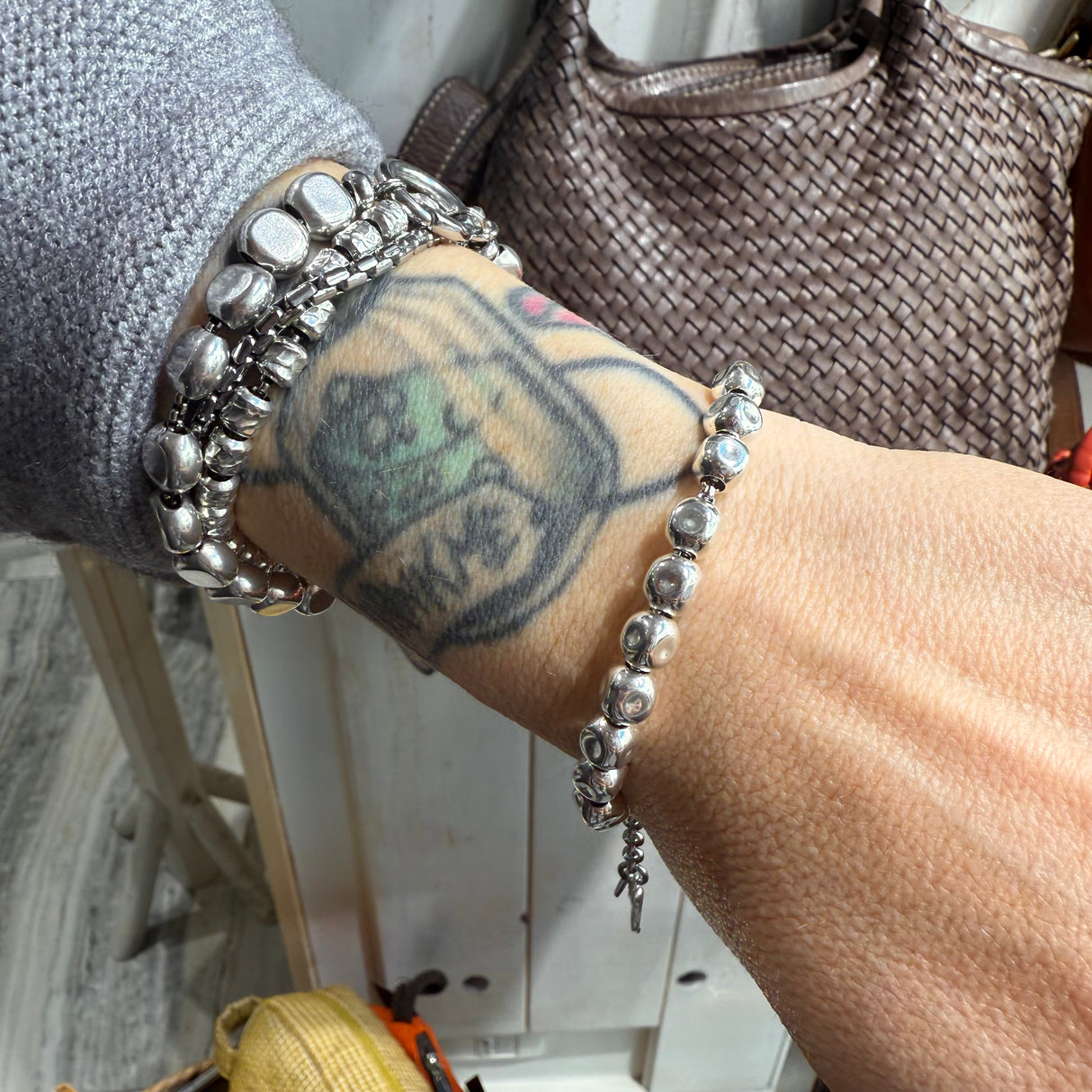 Bracciale Pepite Cubo Argento925