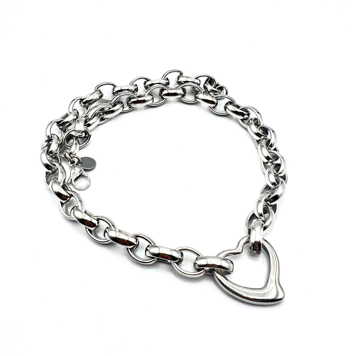 Collana Cuore Acciaio inossidabile