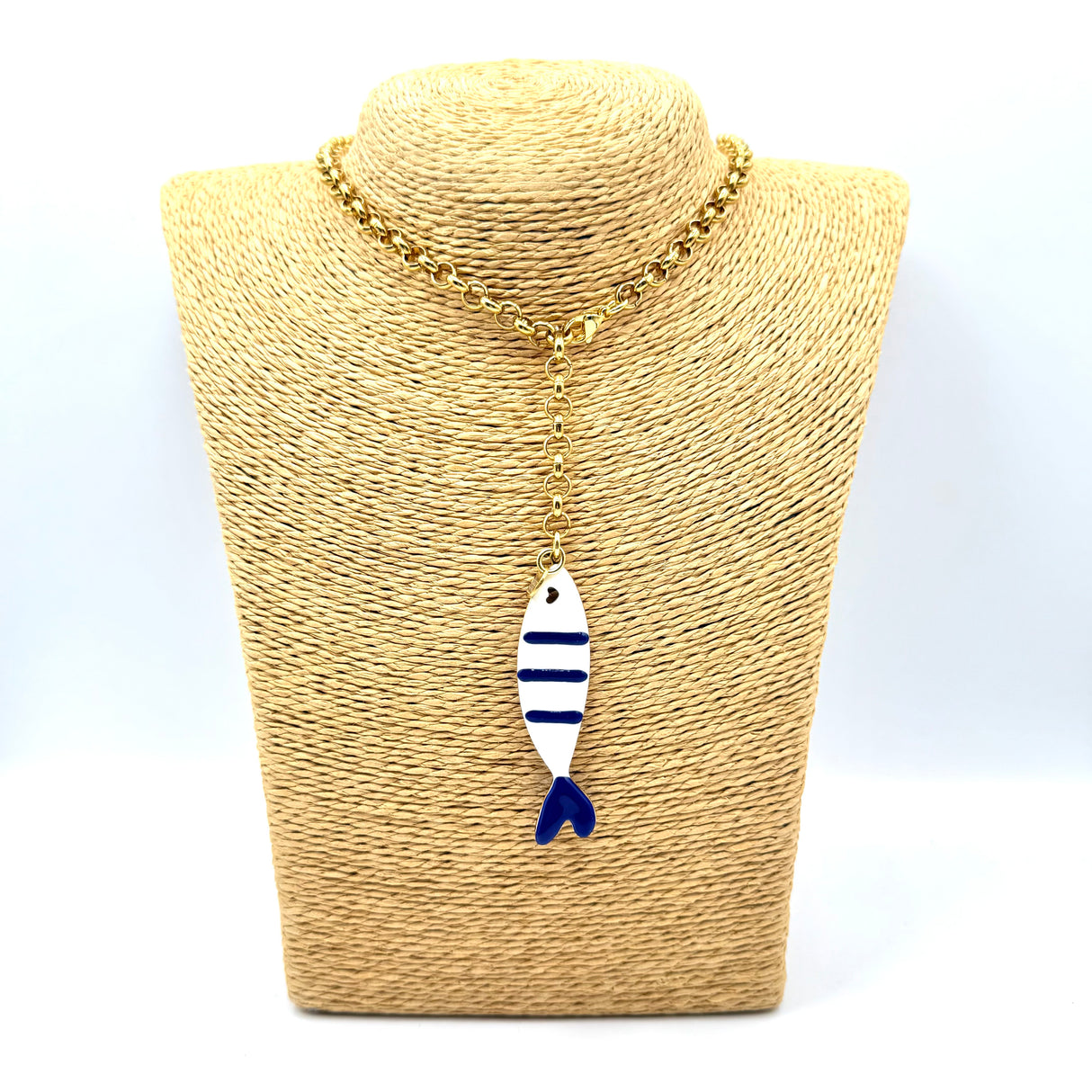 Collana Sardina Acciaio inossidabile