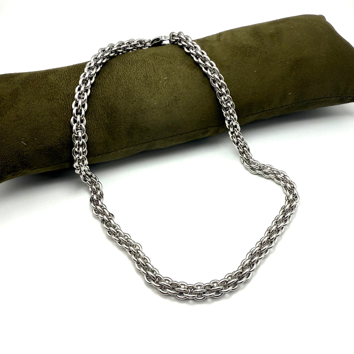 Collana Maglia Canestro Acciaio inossidabile