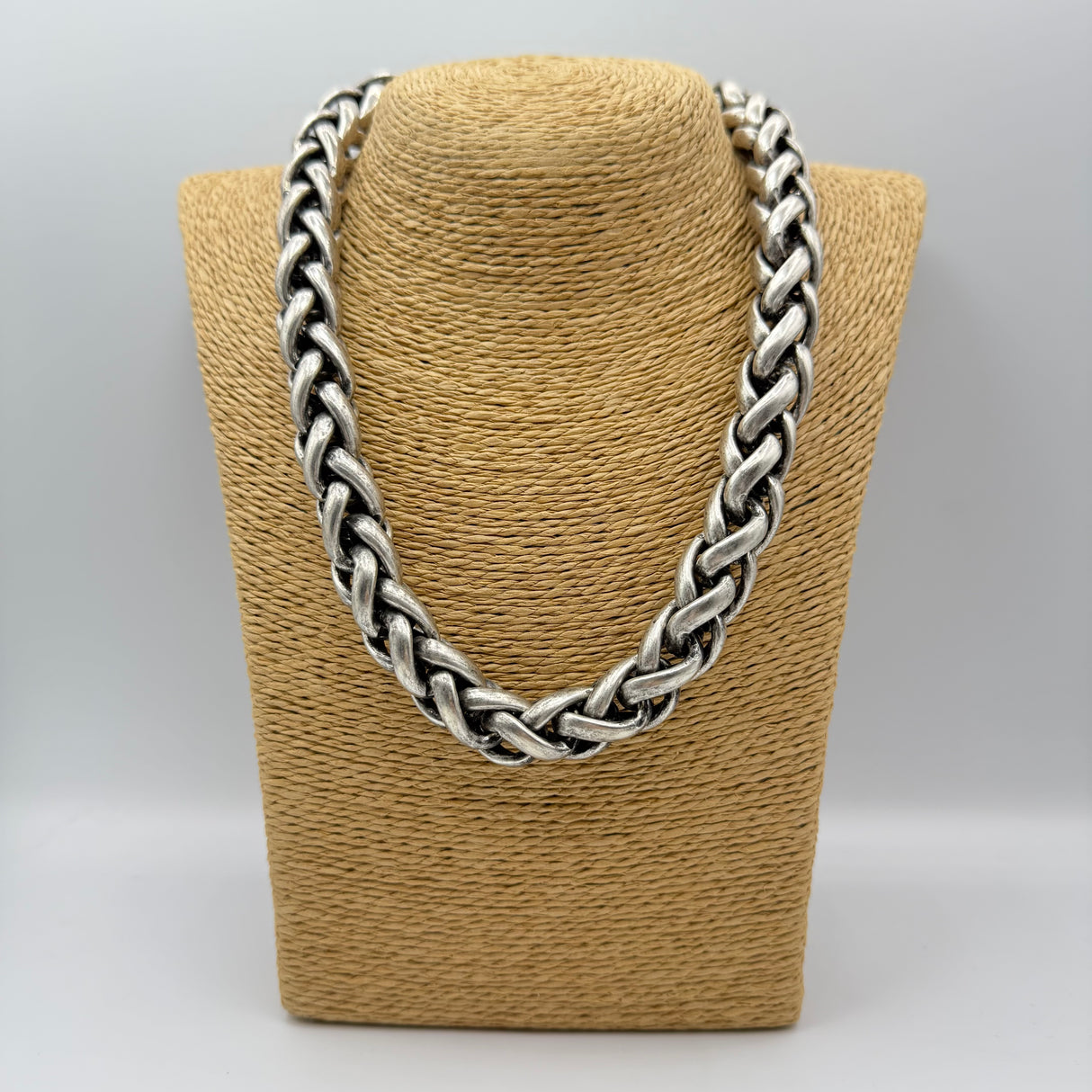 Collana Spiga Ottone Silver