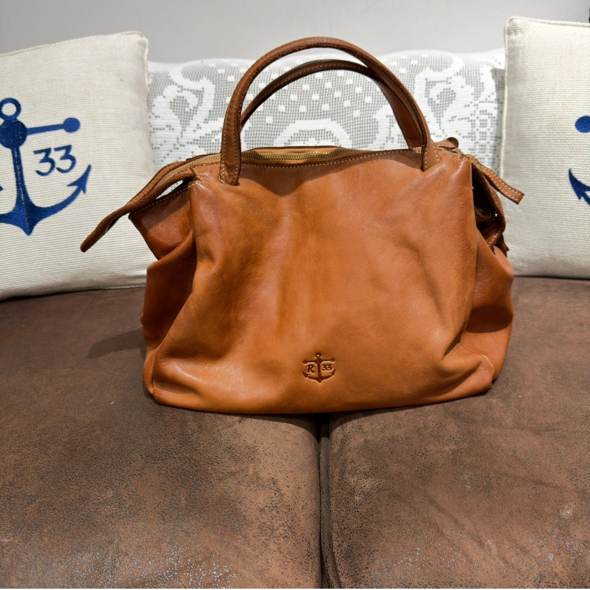 Borsa Shopper Ron Cuoio