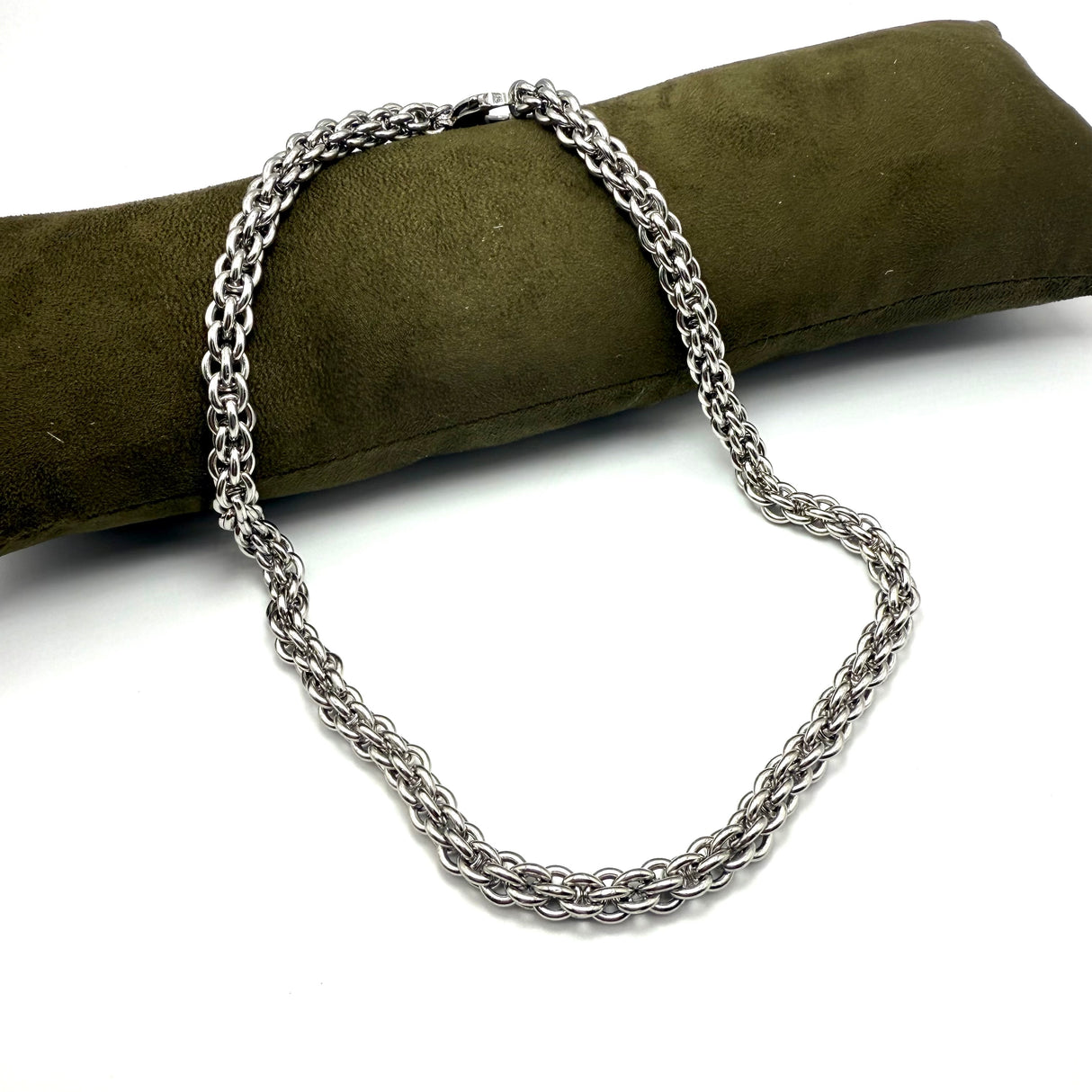 Collana Maglia Canestro Acciaio inossidabile