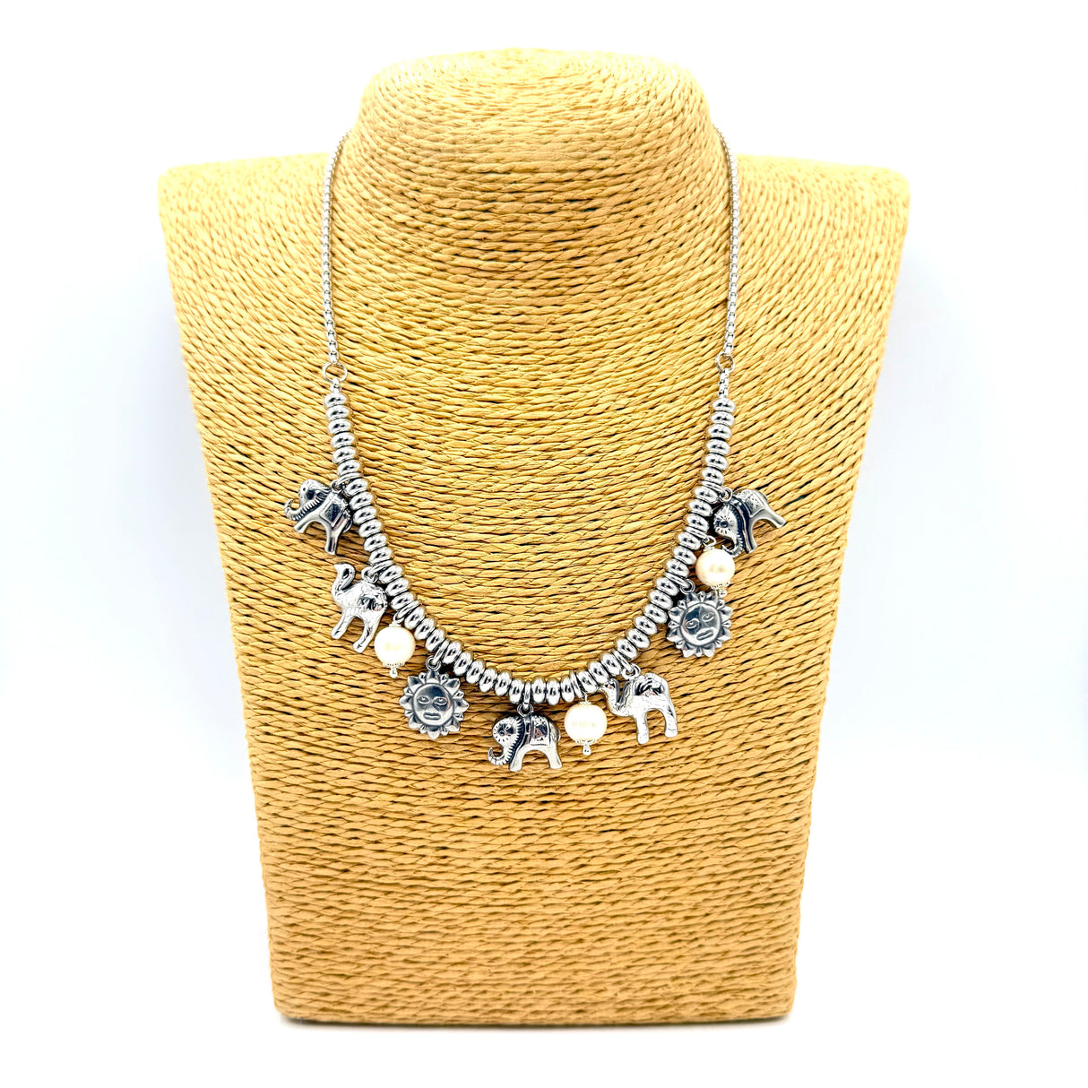 Collana Lucky Rainbow Cammello, Sole, Elefante