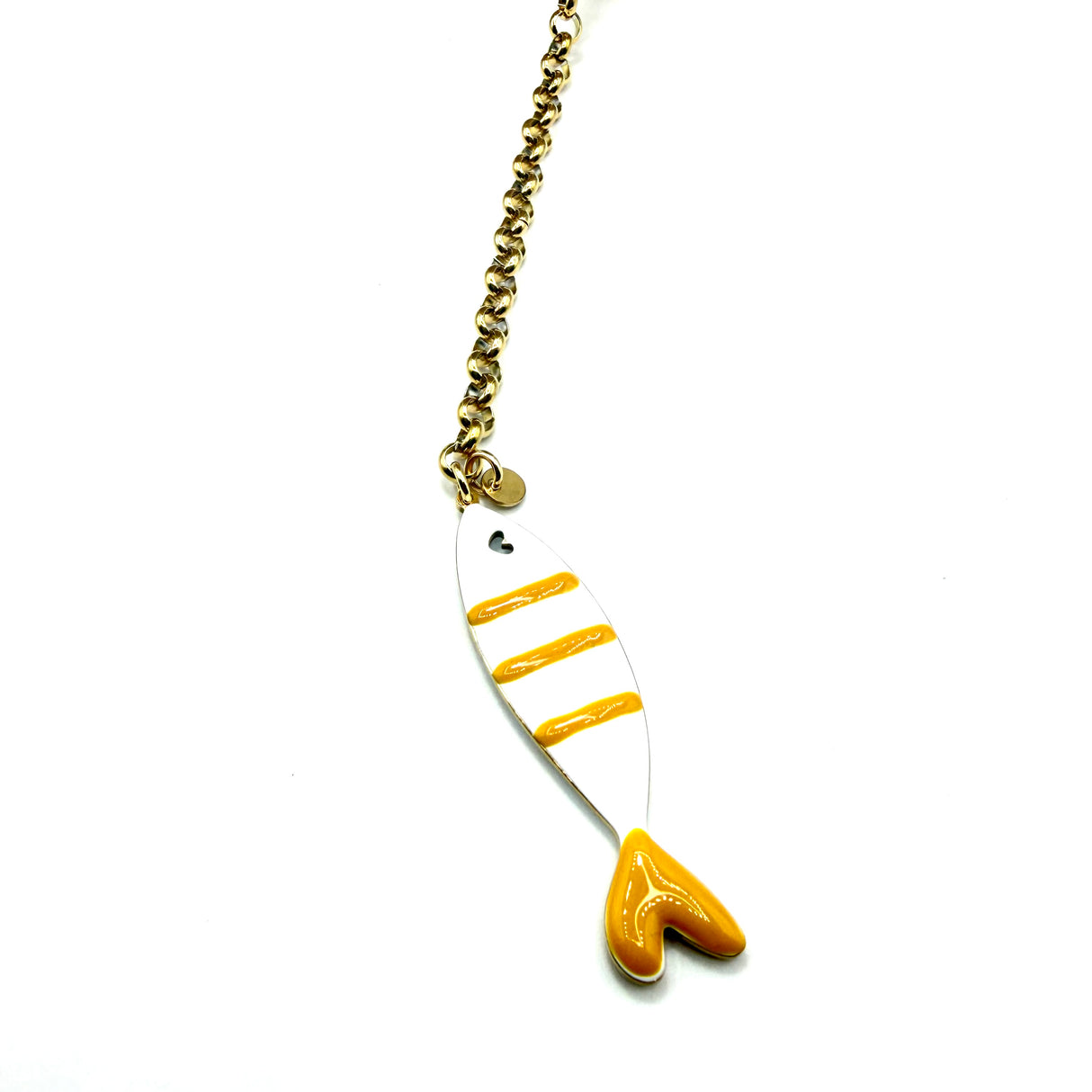 Collana Sardina Acciaio inossidabile