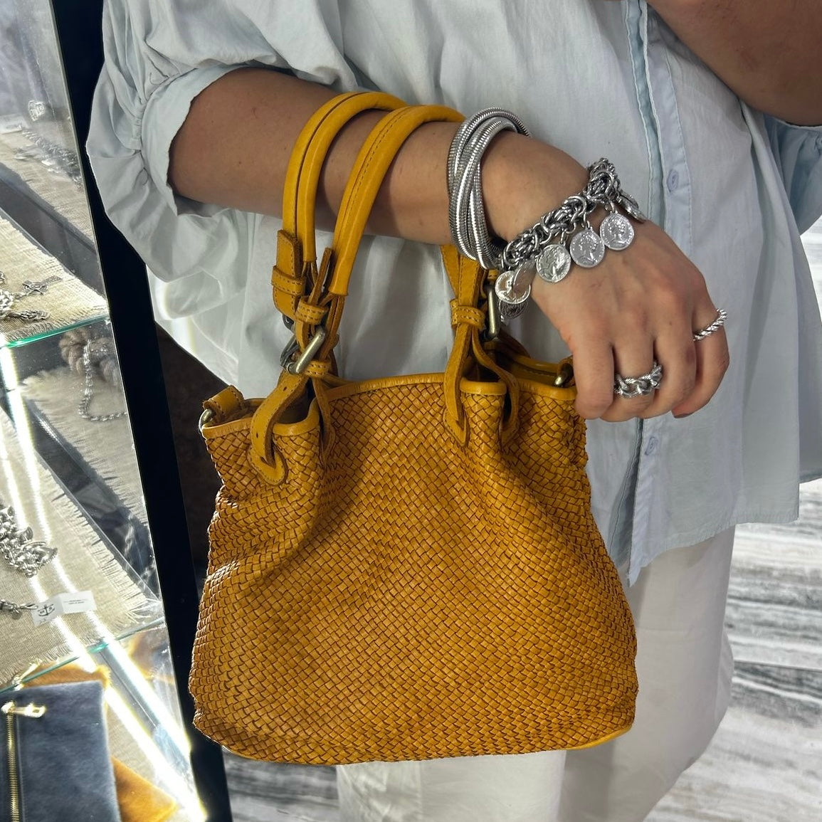 Borsa Rachele Small Senape