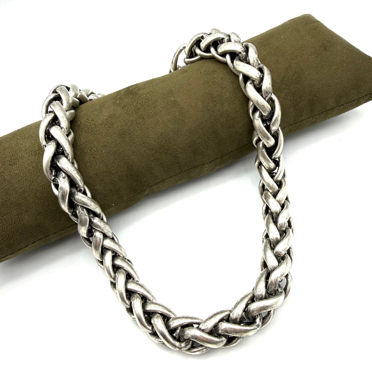 Collana Spiga Ottone Silver