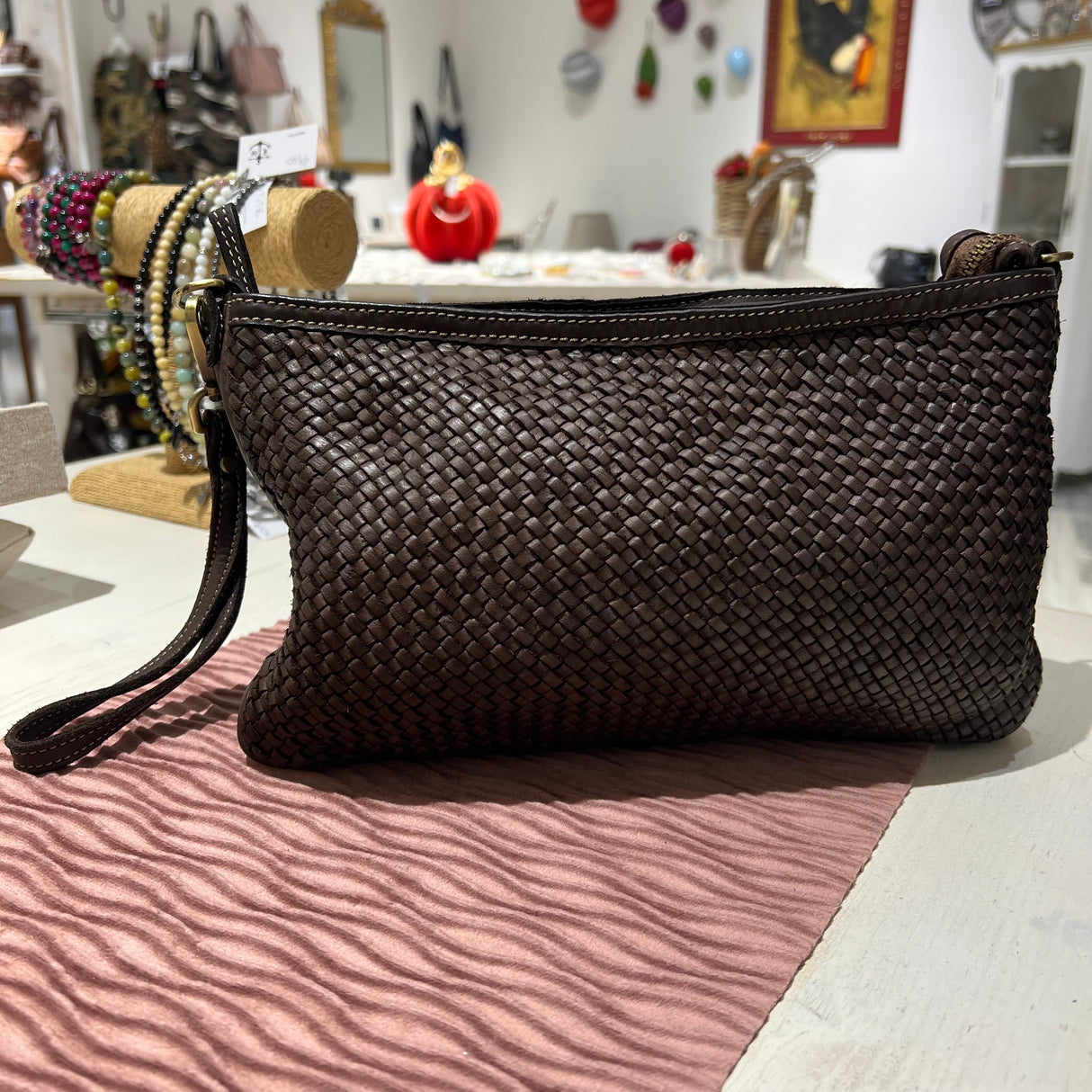 Pochette Intreccio Testa di Moro