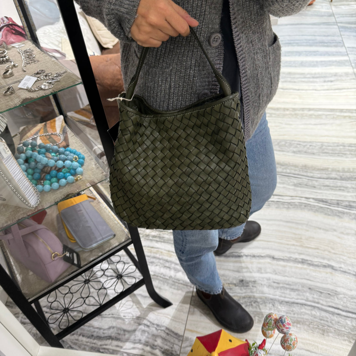 Borsa Mirtilla Big Verde Militare