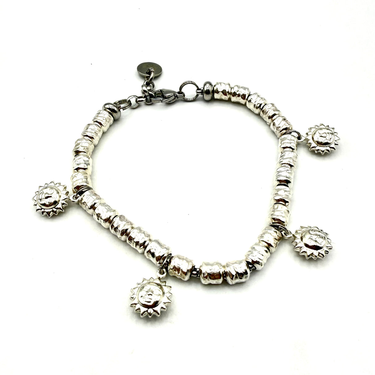 Bracciale pepite small e Sole Argento925