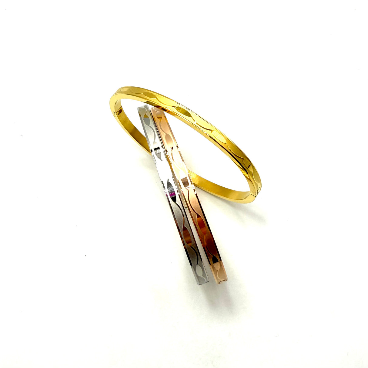 Bracciale Tris acciaio