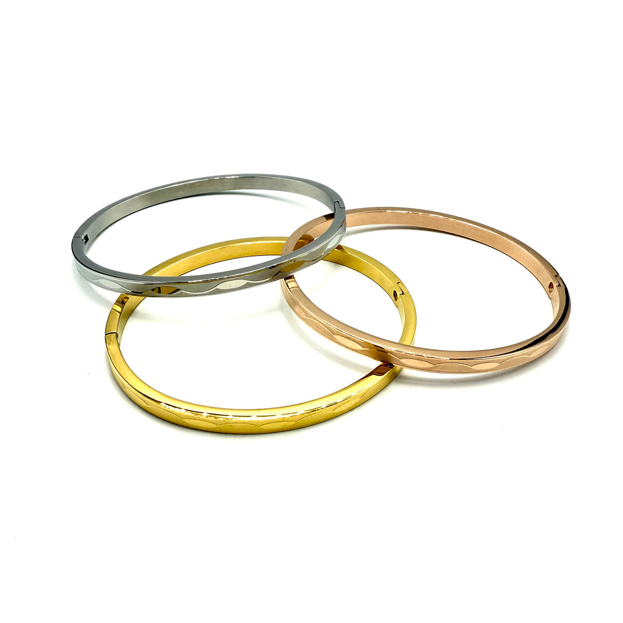 Bracciale Tris acciaio