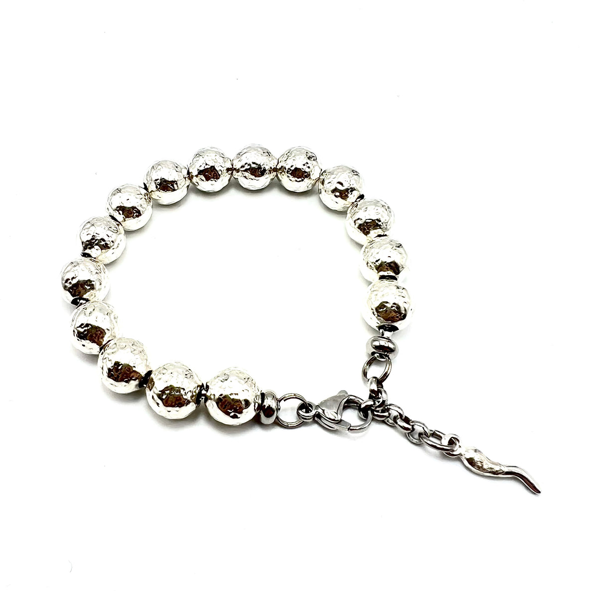 Bracciale Sfere big Argento925 Corno