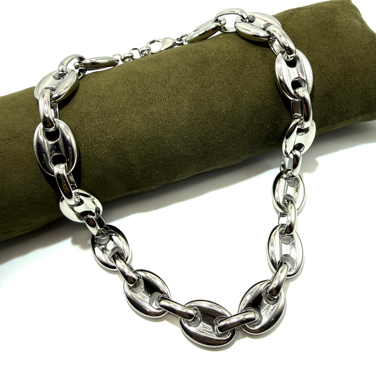 Collana Catena Marinara acciaio Big