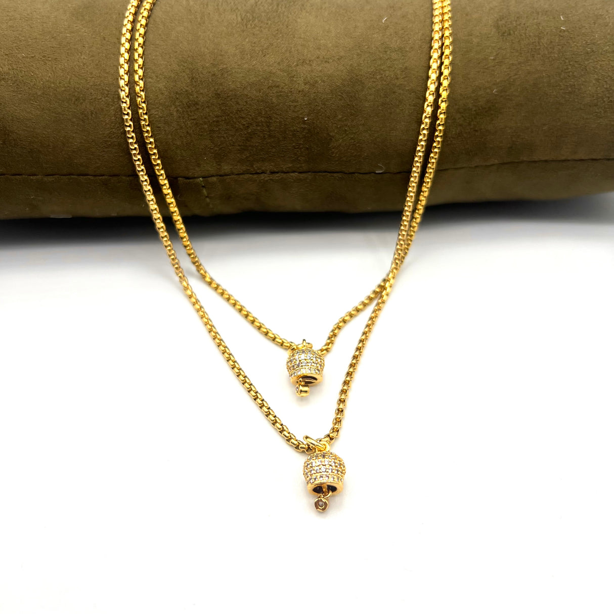 Collana doppia Campanella Gold