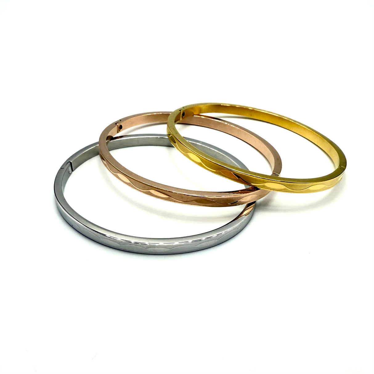 Bracciale Tris acciaio